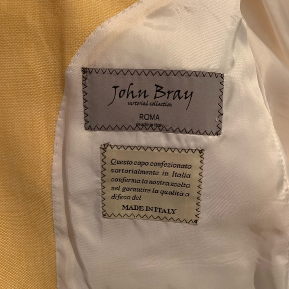 Yellow John Bray Italian Blazer - Picture 4 of 4